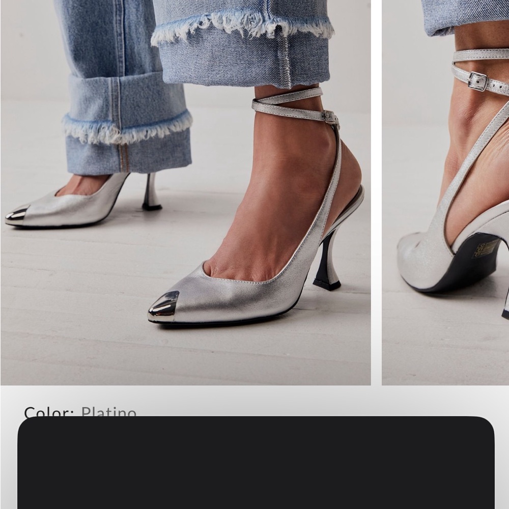 Free People Jules Ankle Wrap Heels